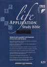 KJV Life Application Study Bible - Bonded Leather Black